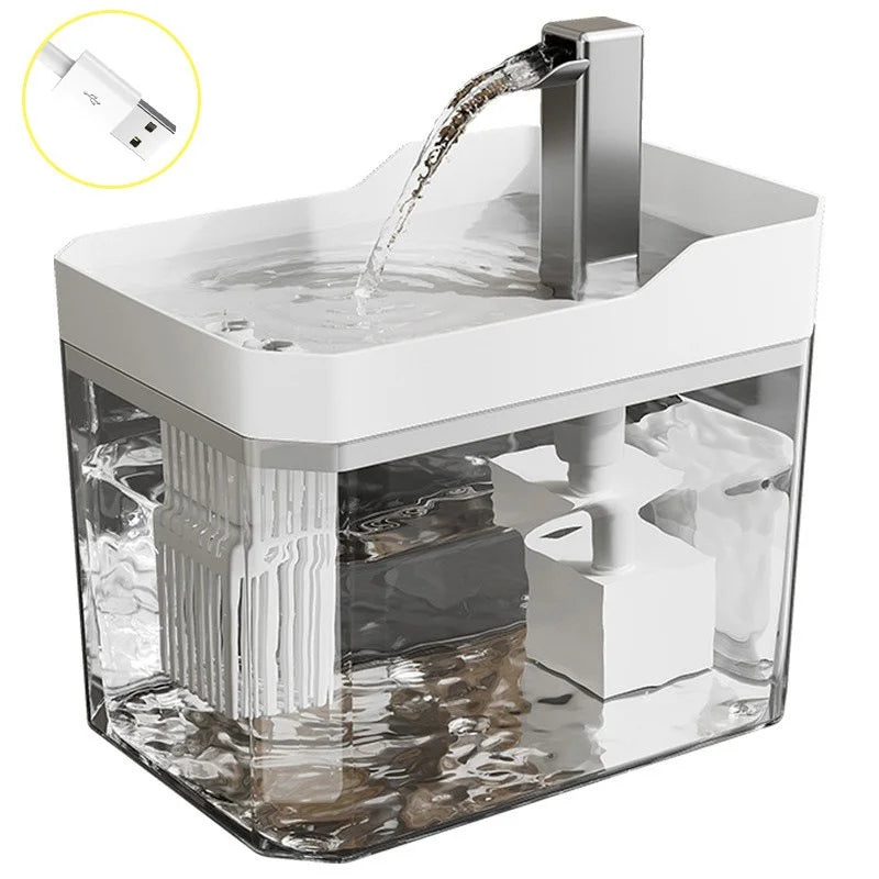 Pet water fountain colour options