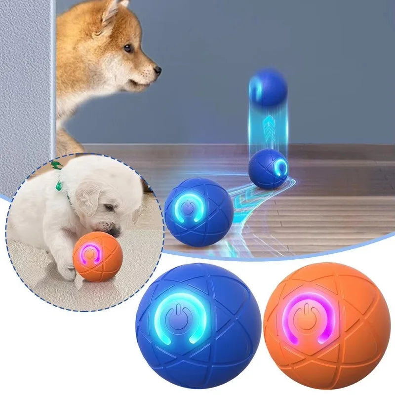 Self-rolling interactive pet ball by Fenwick & Fur