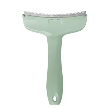 Deshedding brush side profile view