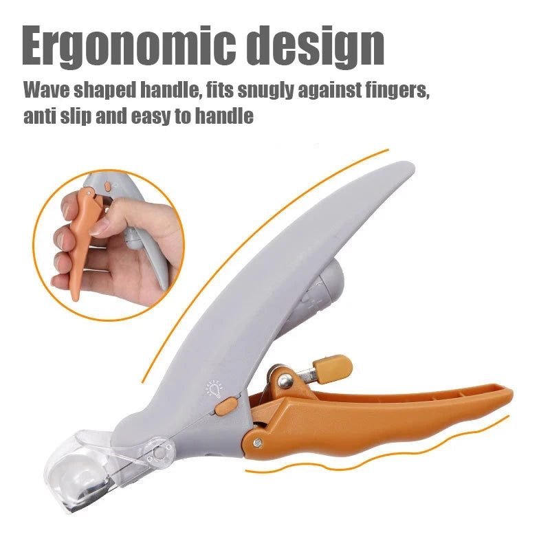 Nail clipper safety guard preventing over-cutting